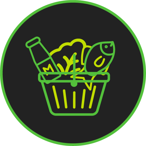 Overall basket icon