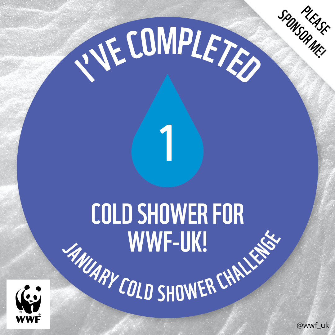 January Cold Shower Challenge One Shower WWF