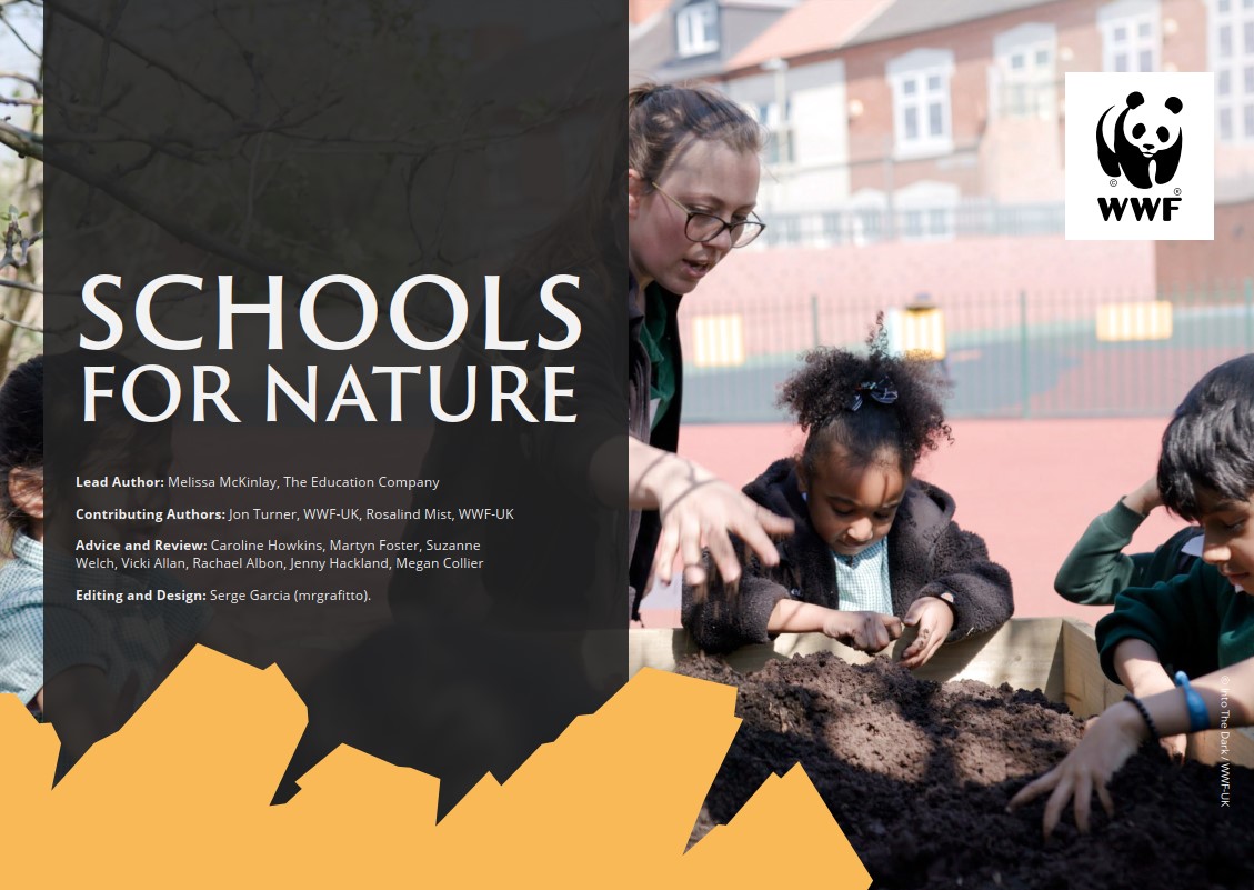 Cover image for the 'Schools for Nature' report