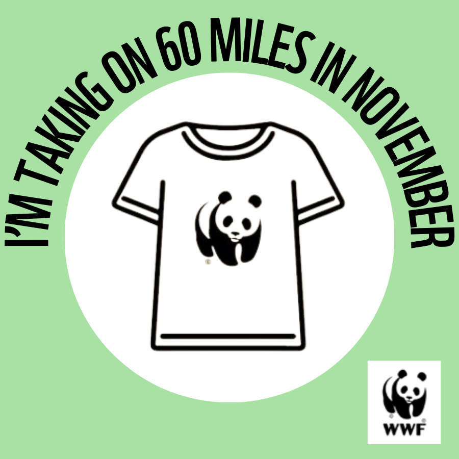 I'm taking on 60 Miles in November - WWF t-shirt tile