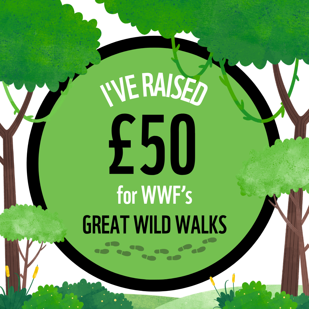 I've Raised £50 for Great Wild Walks