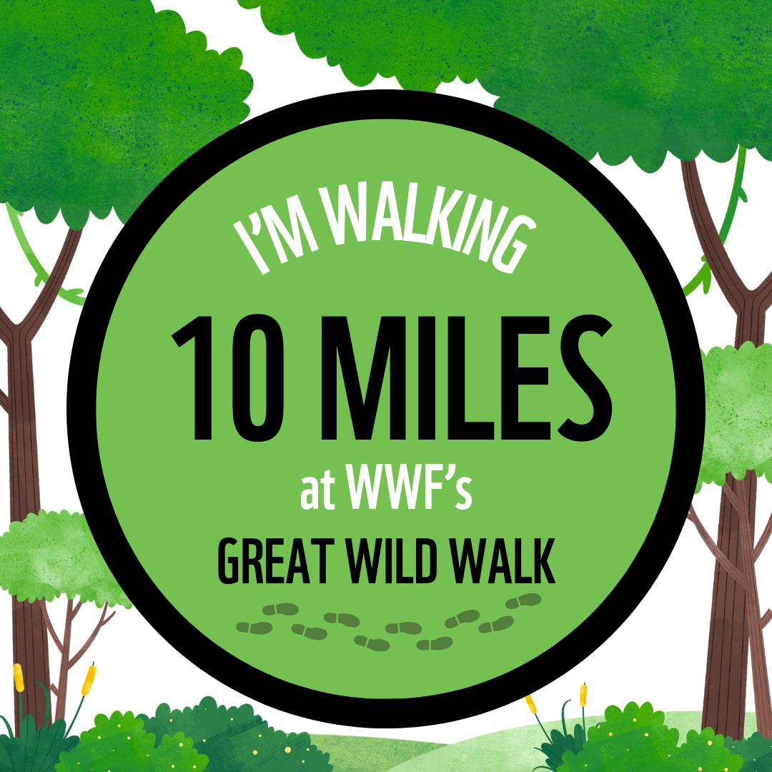 I'm walking 10 miles at WWF's Great Wild Walk