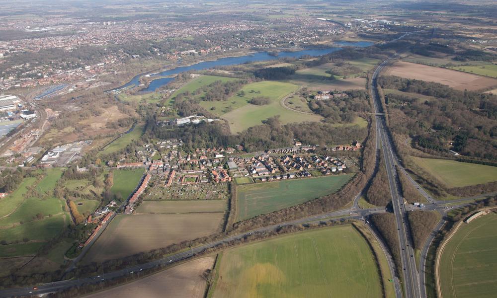 Whitlingham Country Park, South Norwich and the Crown Point Estate