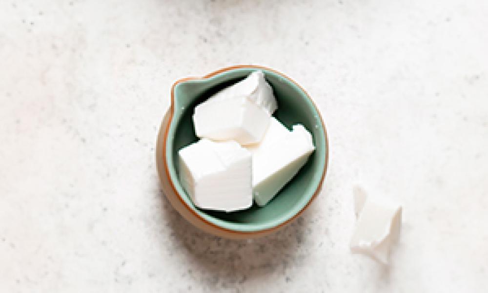 Bowl of coconut oil