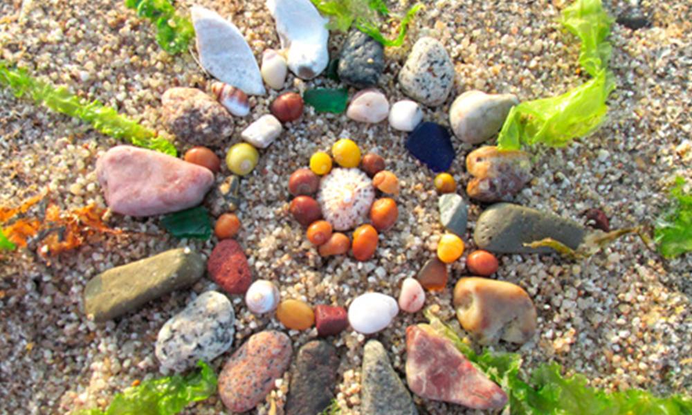 a stone mandala