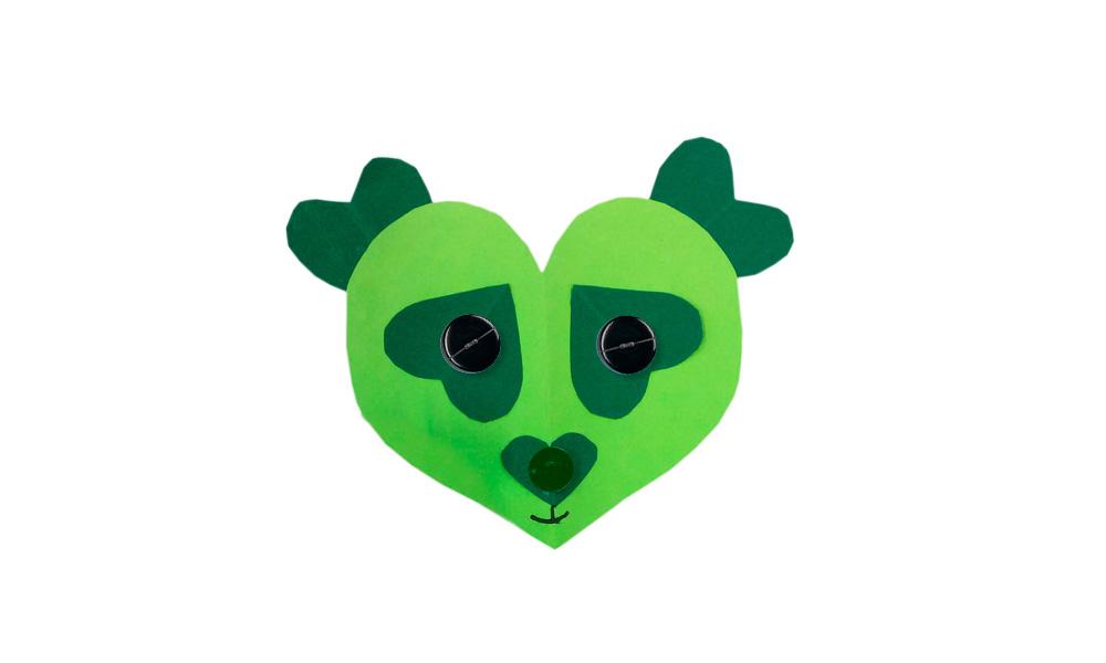 panda heart