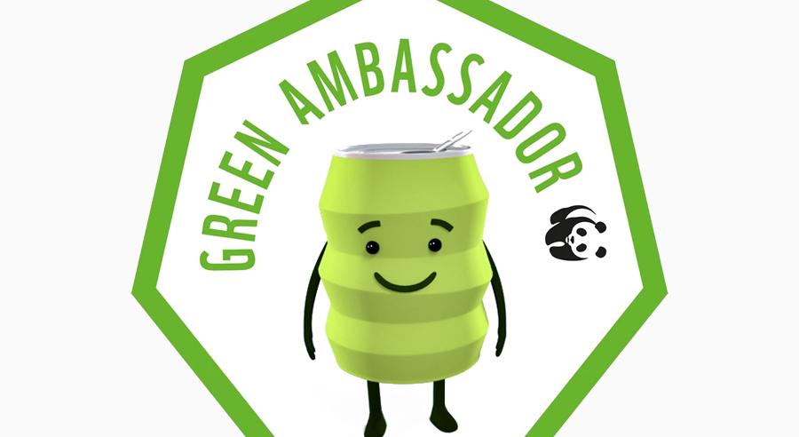 Green Ambassador Crush Badge