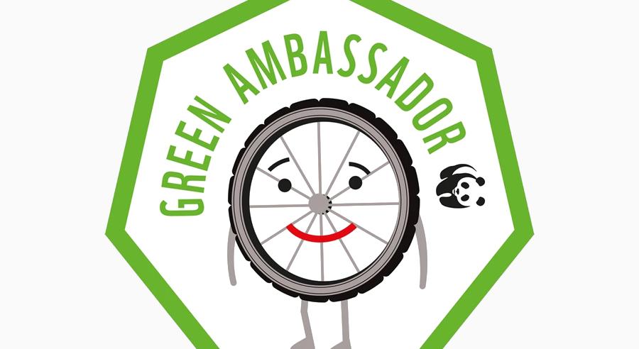 Green Ambassador Wheel Badge