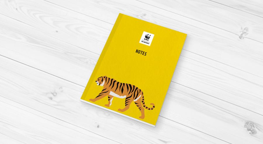 A5 Tiger Notebook